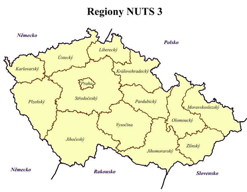 Chapter 9.1. Czech Republic Regions – level NUTS 3